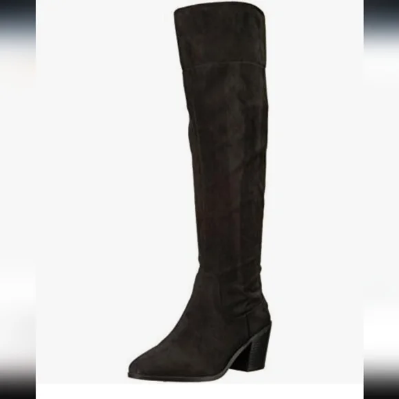 Madden Girl Black Melinda Fashion Knee High Boot 7.5 - Picture 4 of 10